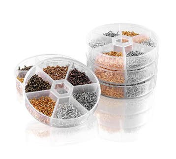 Set mini schroefoogjes (900 stuks, 4x8 mm, mixkleuren, in d, Ophalen of Verzenden, Nieuw