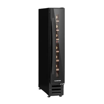 Wijnkoelkast inbouw wijnkoeler compact Vinovilla 7 Uno Onyx, 85 tot 120 cm, Zonder vriesvak, Minder dan 45 cm, Nieuw