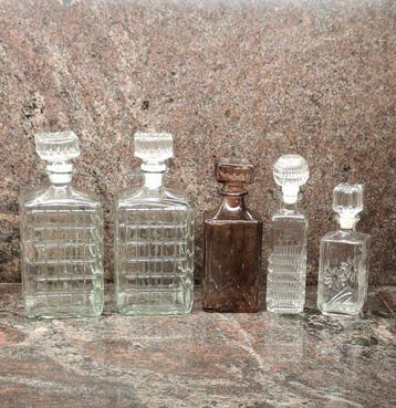 Karaf (5) - Glas - Karaffen
