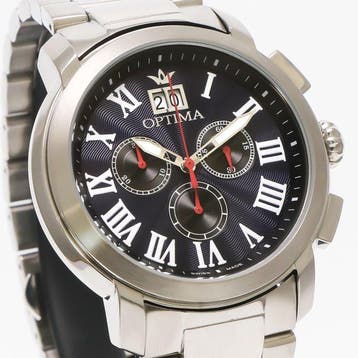 Optima - Swiss Made Chronograph - OSC392-SS-9 - Zonder, Nieuw