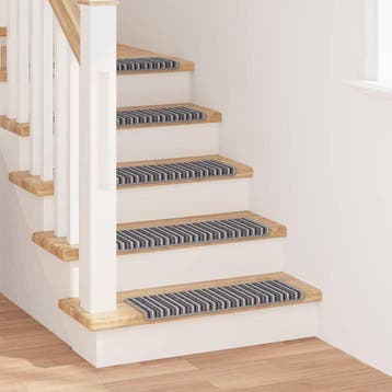 vidaXL Zelfklevende Trapmatten 15 st 65 x 21 x 4 cm Non-Slip, Verzenden, Nieuw