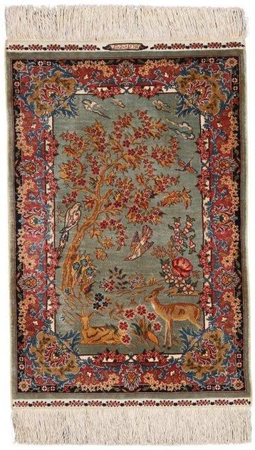 Amazing Silk Hereke Signed Ozipek Carpet with 10/10 Quality, Nieuw