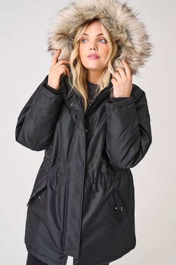 ONLY eco parka jas met bontkraag Maat:, Kleding | Dames, Verzenden, Nieuw, Overige kleuren
