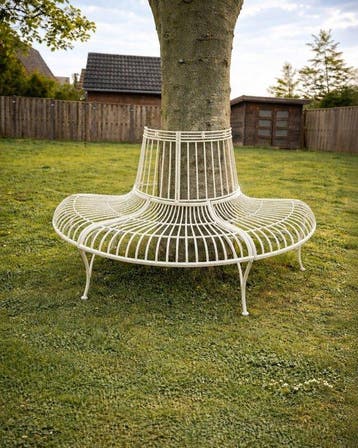 White Tree Bench Iron - New - Bank - Metaal
