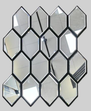Akoestisch Wandpaneel Spiegel Design dat Rust en Ruimte Cr, Nieuw, Overige vormen, 50 tot 75 cm, Minder dan 100 cm
