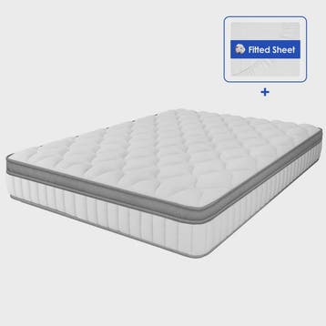 AUTHMIC Pocketvering Matras - 7-Zone Adaptieve Ondersteuning, Verzenden, Nieuw