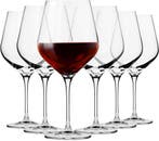 Grote Wijnglazen Set 6 | 860ml Loodvrij Kristal | Tweedek..., Glas of Glazen, Gebruikt, Ophalen of Verzenden, Glas