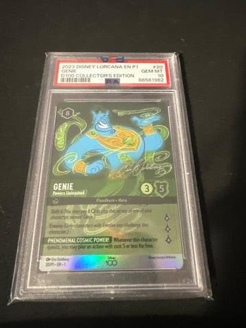 Disney - 1 Graded card - Disney Lorcana - Genie (Aladdin) -, Nieuw