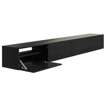Madera Tv-meubel 272 x 38 x 33 cm - Zwart, Ophalen of Verzenden, Nieuw