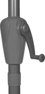 2dekans | VONROC Parasol – Dubbele Parasol & Incl., Ophalen of Verzenden, Zo goed als nieuw