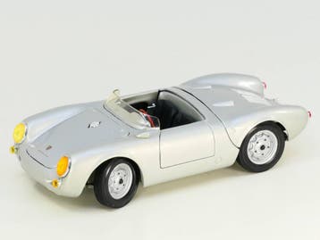 Schaal 1:18 Maisto 50314 Porsche 550 A Spyder       1955..., Hobby en Vrije tijd, Ophalen of Verzenden, Gebruikt, Maisto