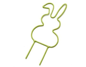 Metalen Frame Haas hangend oor op steker Lime Groen 10 cm, Hobby en Vrije tijd, Knutselen, Ophalen of Verzenden, Nieuw