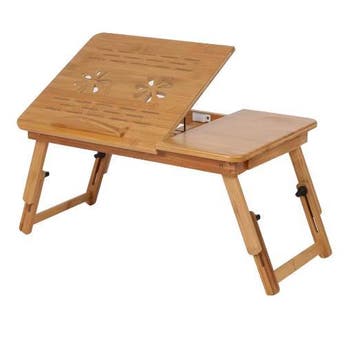 Bamboe Lees- en Laptoprek – Bed en Slaapzaal Bureau, Verzenden, Nieuw