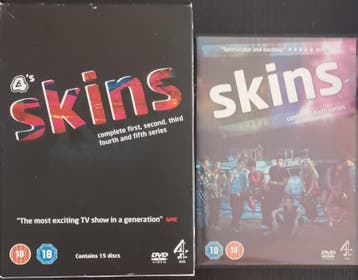 Skins series 1 - 5 + 6 (gratis)             Gratis verzenden, Cd's en Dvd's, Dvd's | Tv en Series, Gebruikt, Vanaf 16 jaar, Verzenden