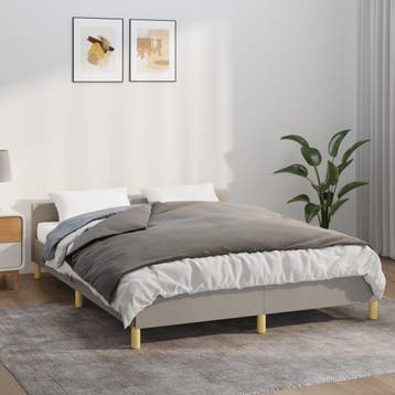 vidaXL Verzwaringsdeken met hoes 122x183 cm 9 kg stof, Verzenden, Nieuw, Grijs