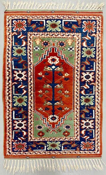 Kars Kazak - Vloerkleed - 142 cm - 97 cm, Nieuw
