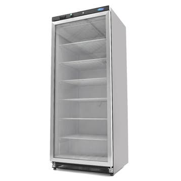 Vrieskast - 600 L - Zwart - met Glazen Deur, Verzenden, Nieuw in verpakking, Koelen en Vriezen