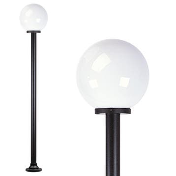 Globe 150r Tuinlamp opaal Ø30cm Tuinverlichting, Kunststof, Verzenden, Staande lamp, Nieuw