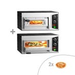 GGM Gastro | (2 stuks) Elektrische pizzaoven Compact - 1x |, Tuin en Terras, Verzenden, Nieuw, GGM Gastro