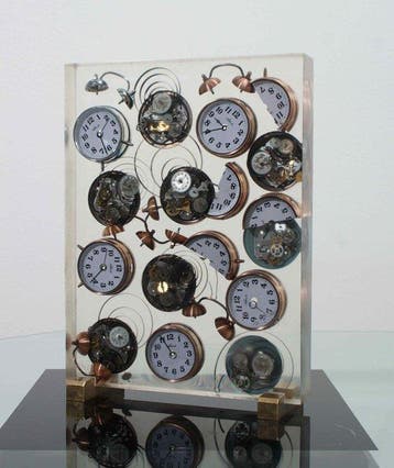 Fernandez Arman (1928-2005) - sculptuur, Colère de réveils -, Antiek en Kunst