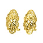 Oorbellen - 18 karaat Geel goud Diamant (Natuurlijk), Sieraden, Tassen en Uiterlijk, Oorbellen, Nieuw