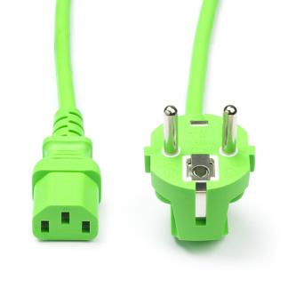 C13 kabel | ProCable | 1.8 meter (Haaks, Groen), Verzenden, Nieuw