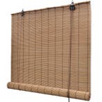 Bamboe rolgordijn 140x220cm | Retourdeal 33% Korting, 100 tot 150 cm, Bruin, 200 cm of meer, Natuurlijk