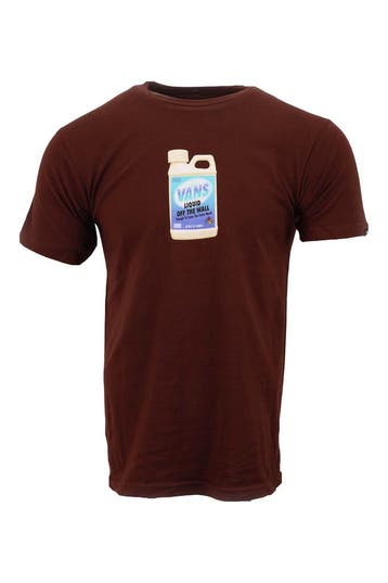 Vans T-shirt in maat S Bruin, Kleding | Heren, T-shirts, Verzenden, Zo goed als nieuw, Bruin, Vans