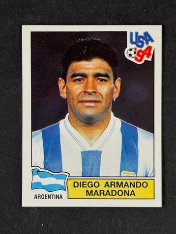 1994 Panini USA 94 World Cup, Diego Armando Maradona #257 -, Nieuw