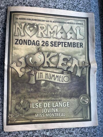 Jubileumkrant Normaal 26 september 2010 – 35 jaar Normaal, Verzenden, Gelezen, Overige onderwerpen