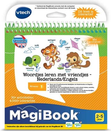 VTech MagiBook Activiteitenboek - Woordjes Leren met, Kinderen en Baby's, Ophalen of Verzenden, Zo goed als nieuw