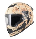 Bogotto Rapto Skull Beige Helm, Integraalhelm, Nieuw met kaartje, Overige merken, Heren