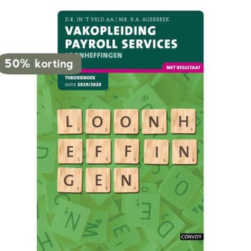 Vakopleiding Payroll Services Theorieboek 2019-2020, Verzenden, Gelezen, D.R. in 't Veld