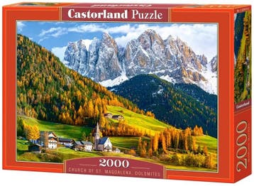 Church of St. Magdalena, Dolomites Puzzel (2000 stukjes) |, Verzenden, Nieuw