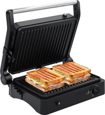 2dekans | KitchenBrothers Contactgrill - Grill Apparaat -, Ophalen of Verzenden, Zo goed als nieuw