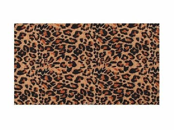 Haarband Multifunctioneel 45x25cm - Panter Patroon - Bruin, Nieuw