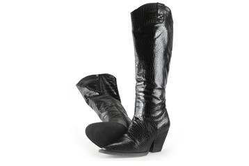 Poelman Cowboy laarzen in maat 39 Zwart, Kleding | Dames, Schoenen, Poelman, Verzenden, Zwart, Zo goed als nieuw