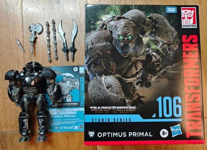 Hasbro - Beeldje, Transformers Studio Series Optimus Primal, Verzamelen, Film en Tv
