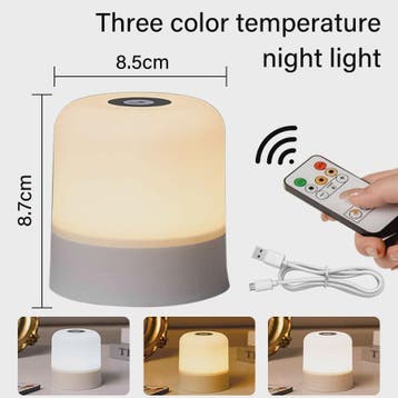 Oplaadbare Sfeerlamp met Afstandsbediening - Touch Sensor, R, Huis en Inrichting, Verzenden, Nieuw
