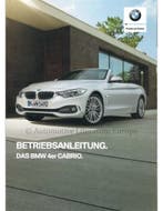 2019 BMW 4 SERIE CABRIO INSTRUCTIEBOEKJE DUITS