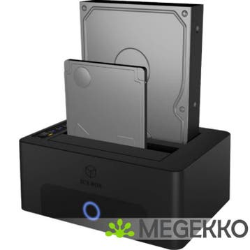 ICY BOX IB-1232CL-U3 USB 3.2 Gen 1 (3.1 Gen 1) Type-A Zwart, Computers en Software, Harde schijven, Verzenden, Nieuw, ICY BOX