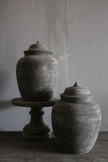 LUKSA houten pot met deksel Liana 30 x 20 cm, Huis en Inrichting, Ophalen of Verzenden, Nieuw