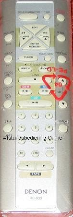 Afstandsbediening Denon rc-933 ud-m31, Audio, Tv en Foto, Afstandsbedieningen, Origineel, Nieuw, Ophalen of Verzenden