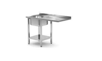 Spoeltafel | Enkele spoelbak | Onderschap | Vaatwasruimte..., Verzenden, Nieuw in verpakking