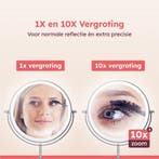 2dekans | Fraay® XL Make Up Spiegel met LED Verlichting -, Ophalen of Verzenden, Zo goed als nieuw