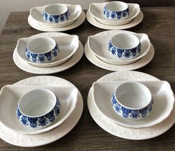 Marcel Wanders - Kom - Porselein - KLM achttien borden, Antiek en Kunst