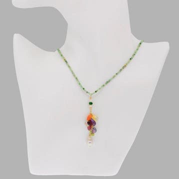 Zonder minimumprijs - Ketting met hanger - 18 karaat Geel