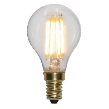 3 staps dimbare E14 kogellamp, 4w extra sfeervol wit, Ophalen of Verzenden, Nieuw, Led-lamp