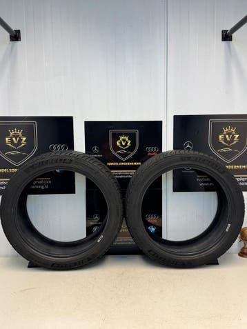 2 stuks 225/40R18 inch winterbanden Michelin Pilot Alpin 5, 18 inch, Gebruikt, Winterbanden, Band(en)