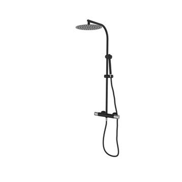 Opbouw Regendouche Set GRB Aura XL Messing met Staaf, Ophalen of Verzenden, Nieuw